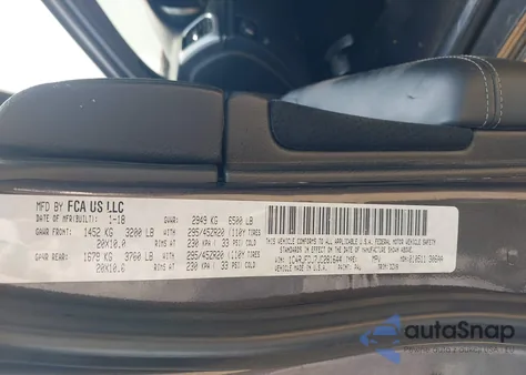 2018 Jeep Grand Cherokee Srt 4X4 из США, поврежденный, VIN 1C4RJFDJ7JC281644